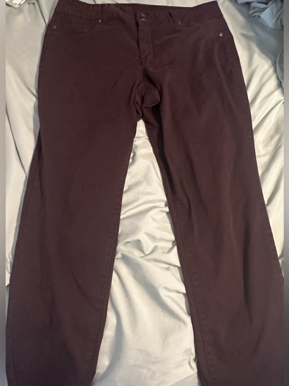 Dark Plum Skinny Pants